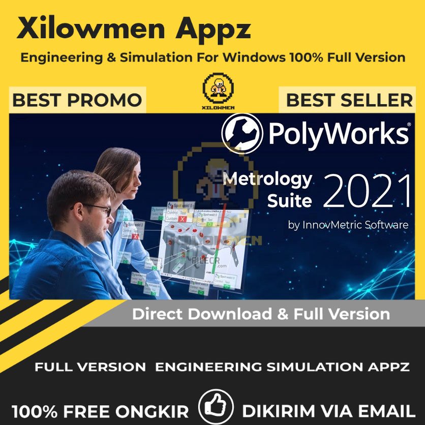 [Full Version] InnovMetric PolyWorks Metrology Suite 2022 I Pro Engineering Software Lifetime Win OS