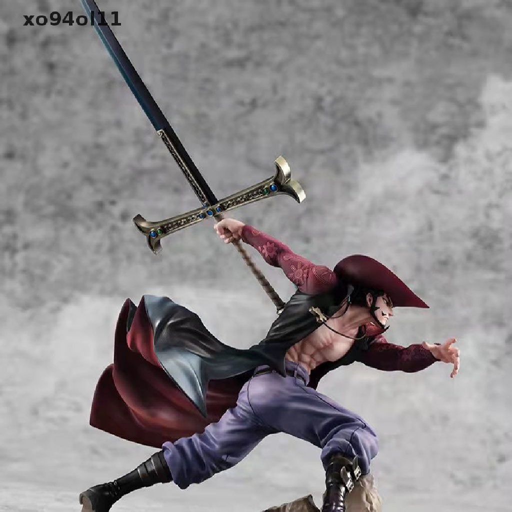 Xo Anime One Piece Figure Combat ver. Patung Dracule Mihawk Model Action Figure OL