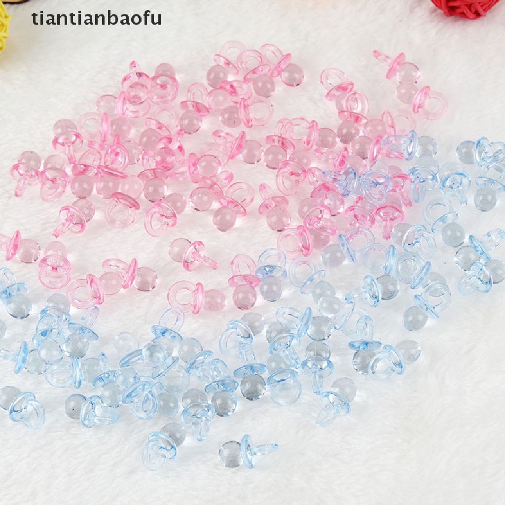 [tiantianbaofu] Transparan Akrilik Diy Mini Dot Baby Shower Dekorasi Kue Hadiah Ulang Tahun Butik