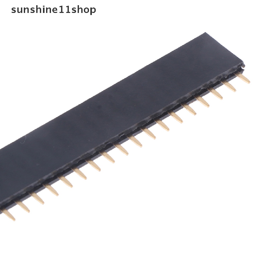 Sho 40pin 1x40 Baris Tunggal Female 2.54 pitch PCB JST Konektor Strip Untuk Arduino N