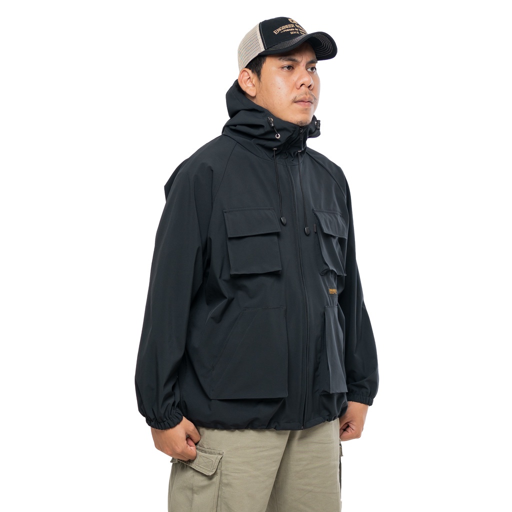 RAZOR 6.0 SERIES BLACK &amp; BLUE JACKET-JACKET GORETEX MATERIAL BY ENGINEER