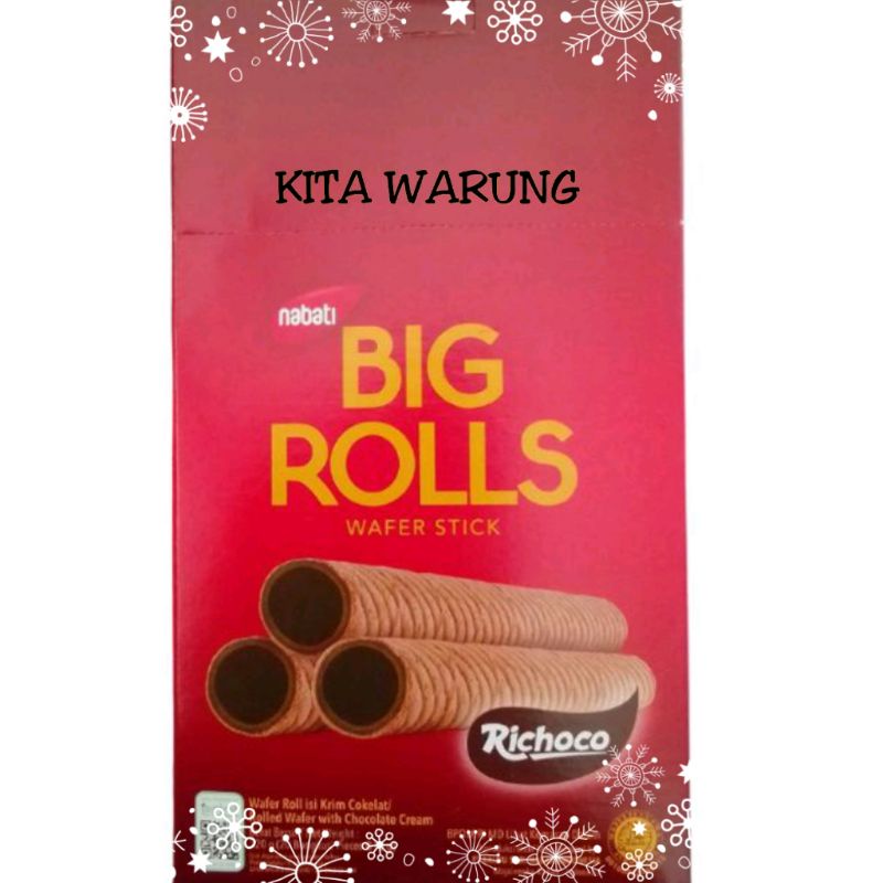 

snack, jajan anak, goodie ulang tahun big rolls rasa cokelat serba 1000