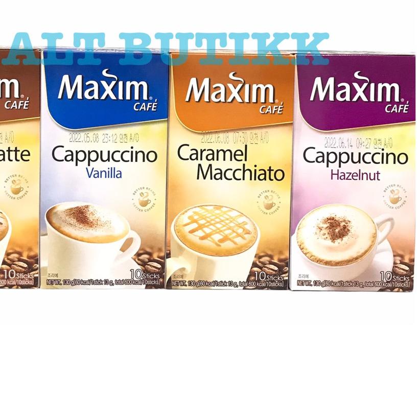 

✥ MAXIM CAFE COFFEE | Mocha Latte Caramel Macchiato Vanilla Hazelnut ☋