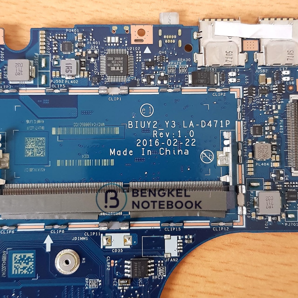 Motherboard Lenovo Yoga 710-14ISK 710-15ISK Intel i5-6200U SR2EY LA-D471P Skylake-U