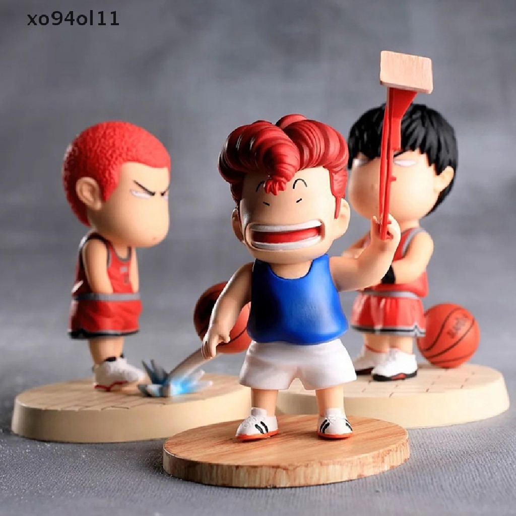 Xo 1Pc 10cm Q Versi Anime Slam Dunk Figure Sakuragi Rukawa PVC Action Figure Mainan OL