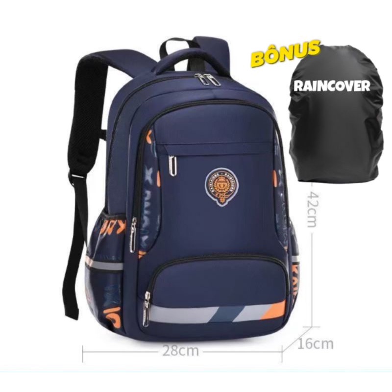 Tas ransel sekolah anak laki laki SD SMP Tas anak laki laki tas anak  gratis raincover