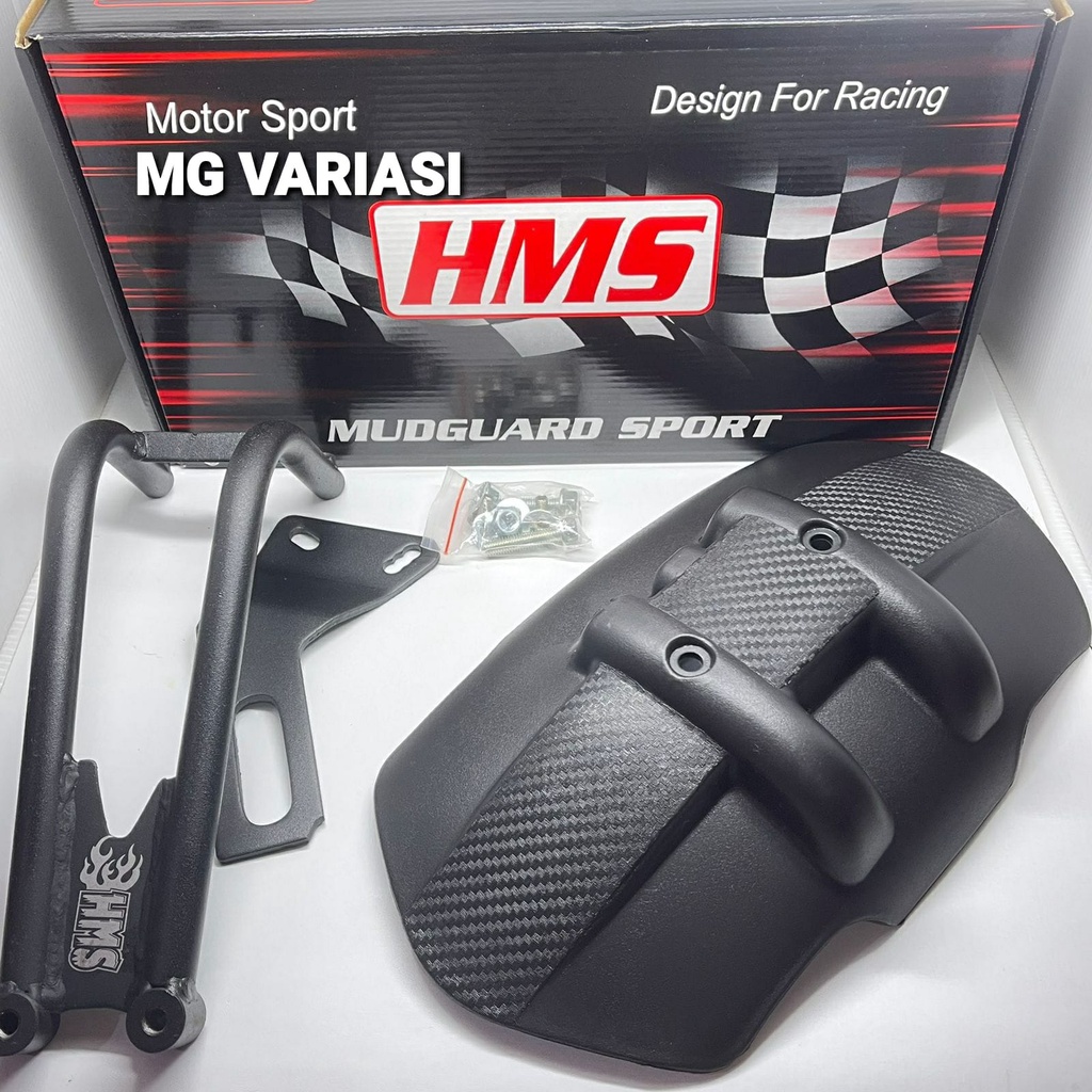 PROMO MUDGUARD HMS MODEL HMR MUDGUARD SPORT PELINDUNG LUMPUR SPORT R15 R25 MT15 XABRE VIXION NINJA CBR DLL UNIVERSAL