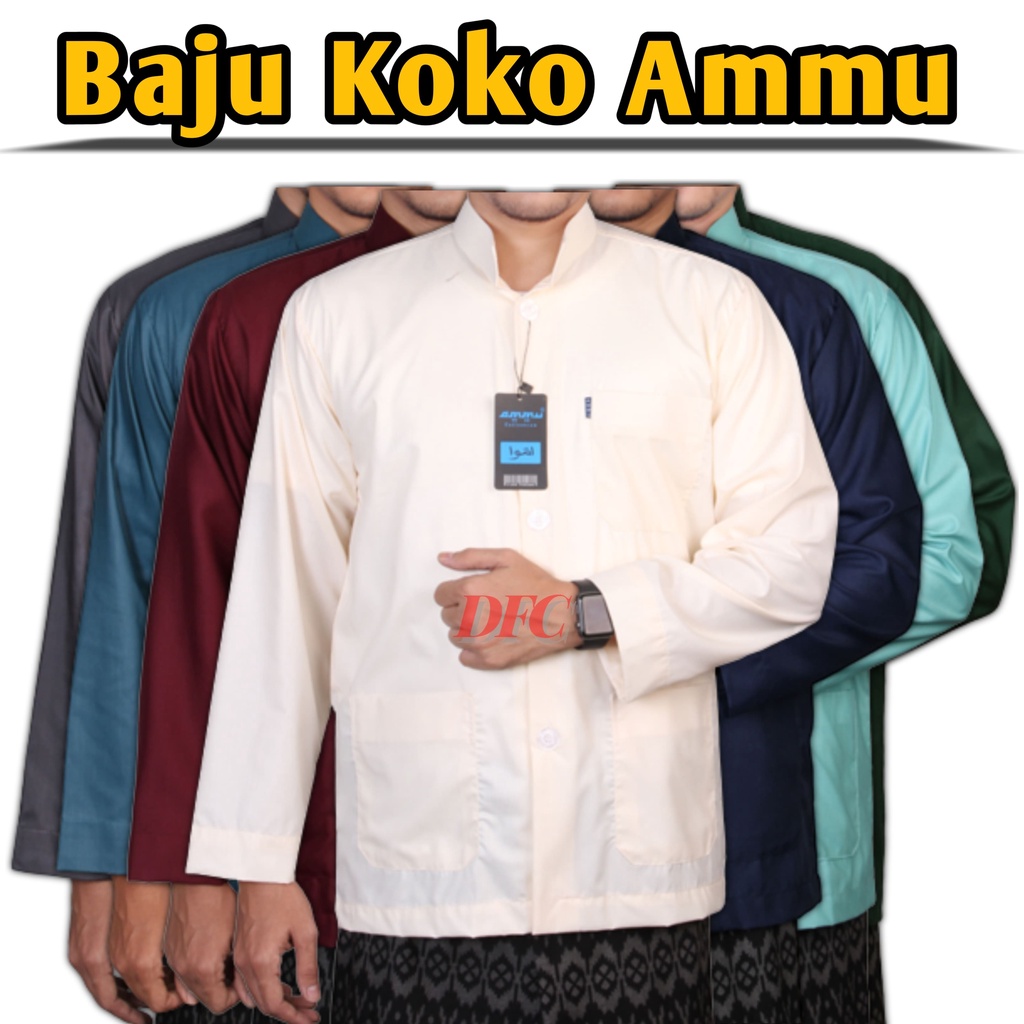 Terlaris Baju Koko Ammu Collection Baju Koko Muslim Baju Koko Pria