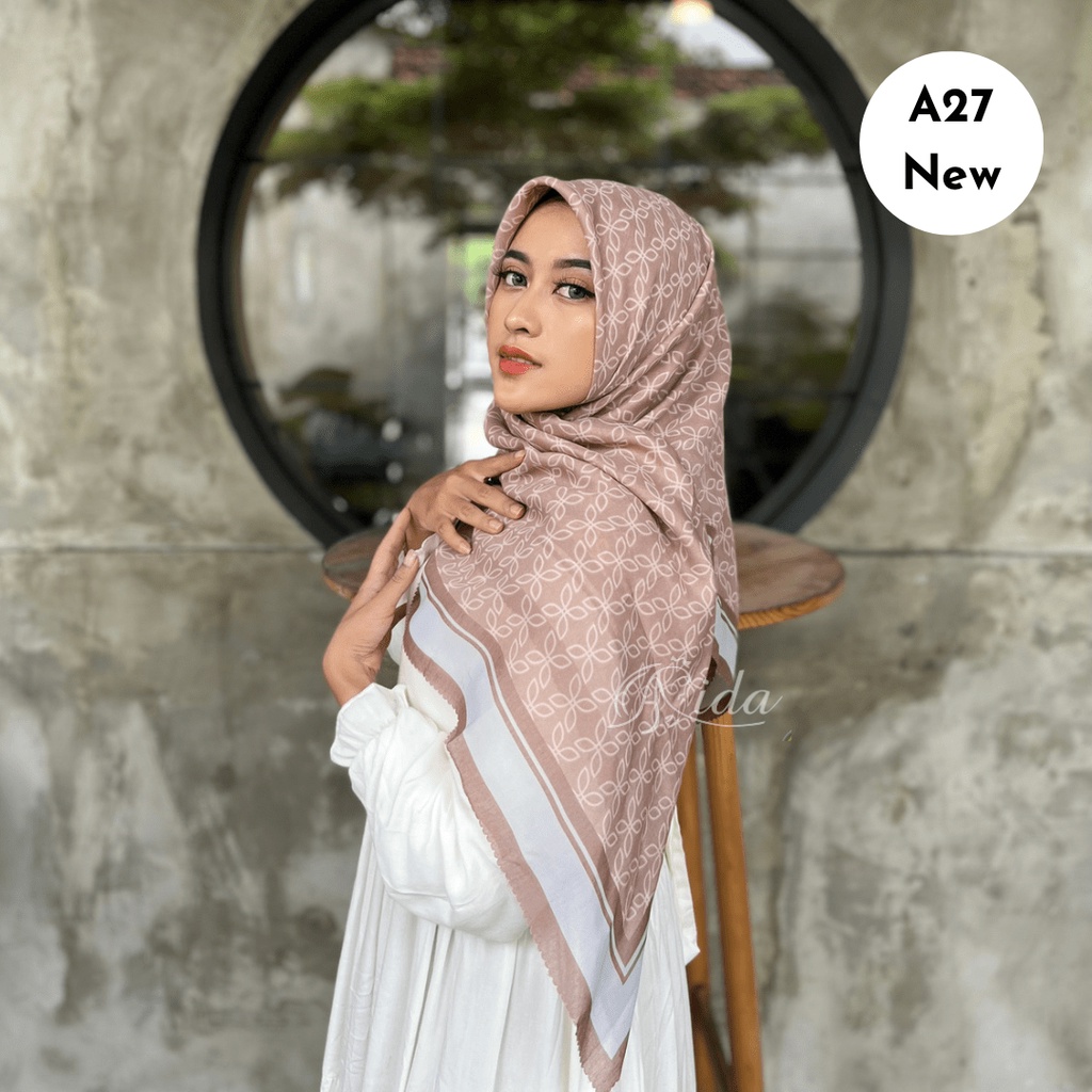 Voal Motif Lasercut Signature Scarf Printing Voal Lasercut Premium Hijabbyaida