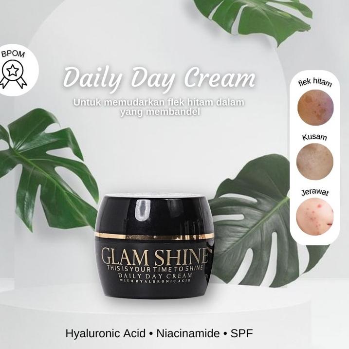 Ω GLAMSHINE GOLD SERIES/ GLAMSHINE/ DAY/ NIGHT/ SABUN/ TONER/ GLAMSHINE ECER ♘