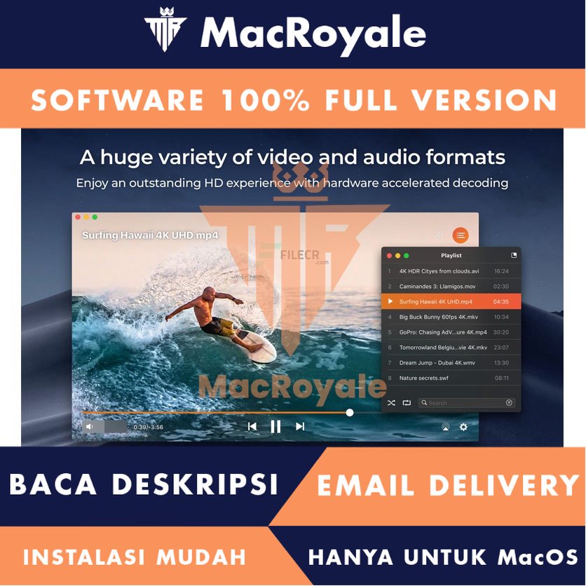 [MacOS] Elmedia Video Player Pro Full Version Lifetime Full Garansi