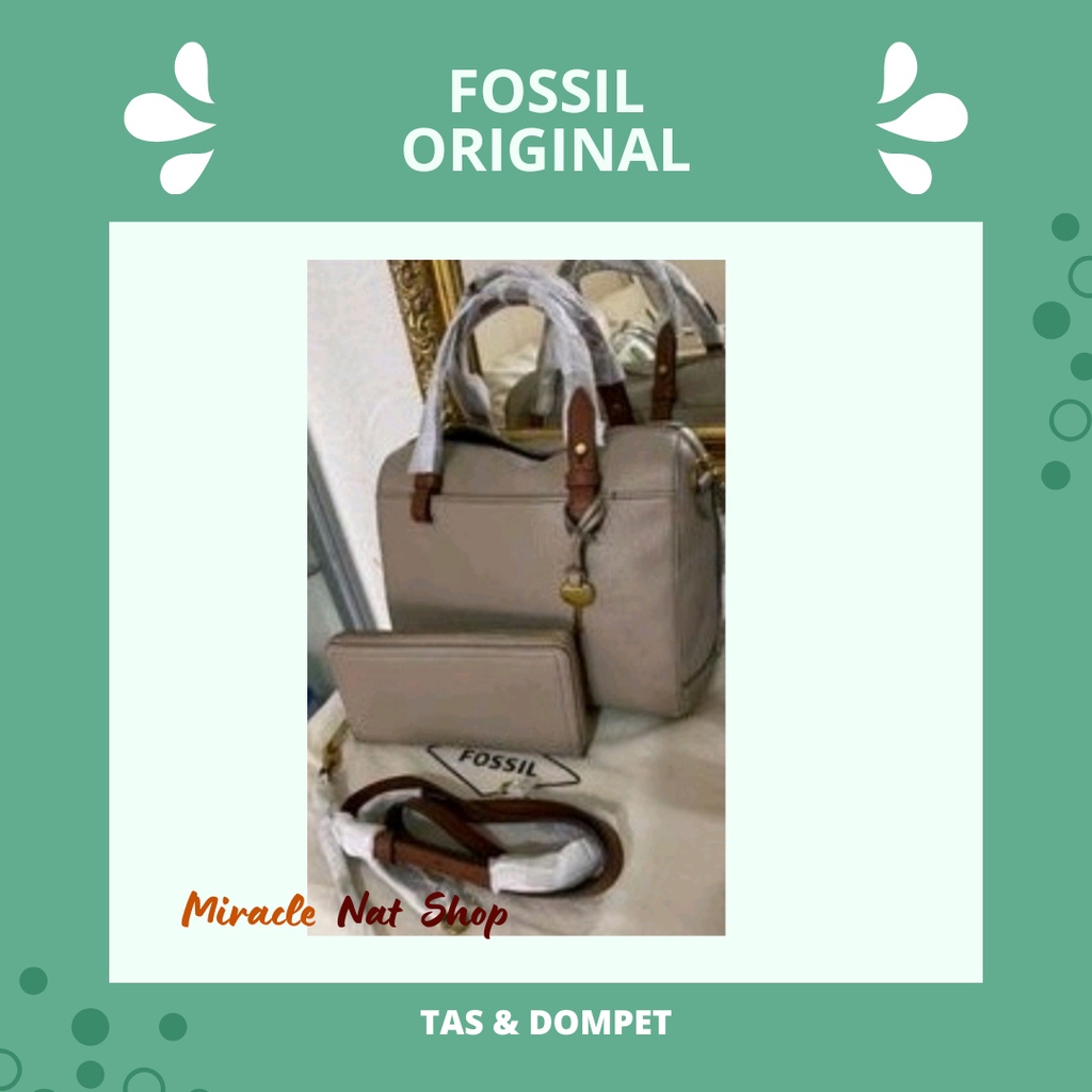 FOSSIL - 1 PAKET TAS & DOMPET NEW / PRODUK ORIGINAL 100% / TAS WANITA / DOMPET WANITA