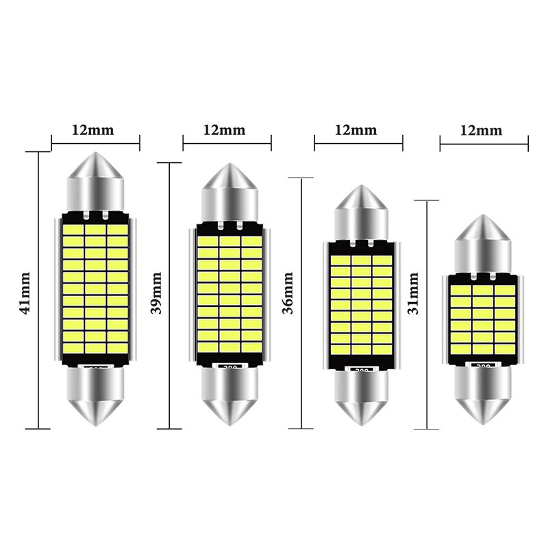 2PCS C10W C5W 18 LED Canbus Memperhiasi 31mm untuk Mobil Interior Membaca Lisensi untuk Super Terang Plat Mobil Lampu Bo