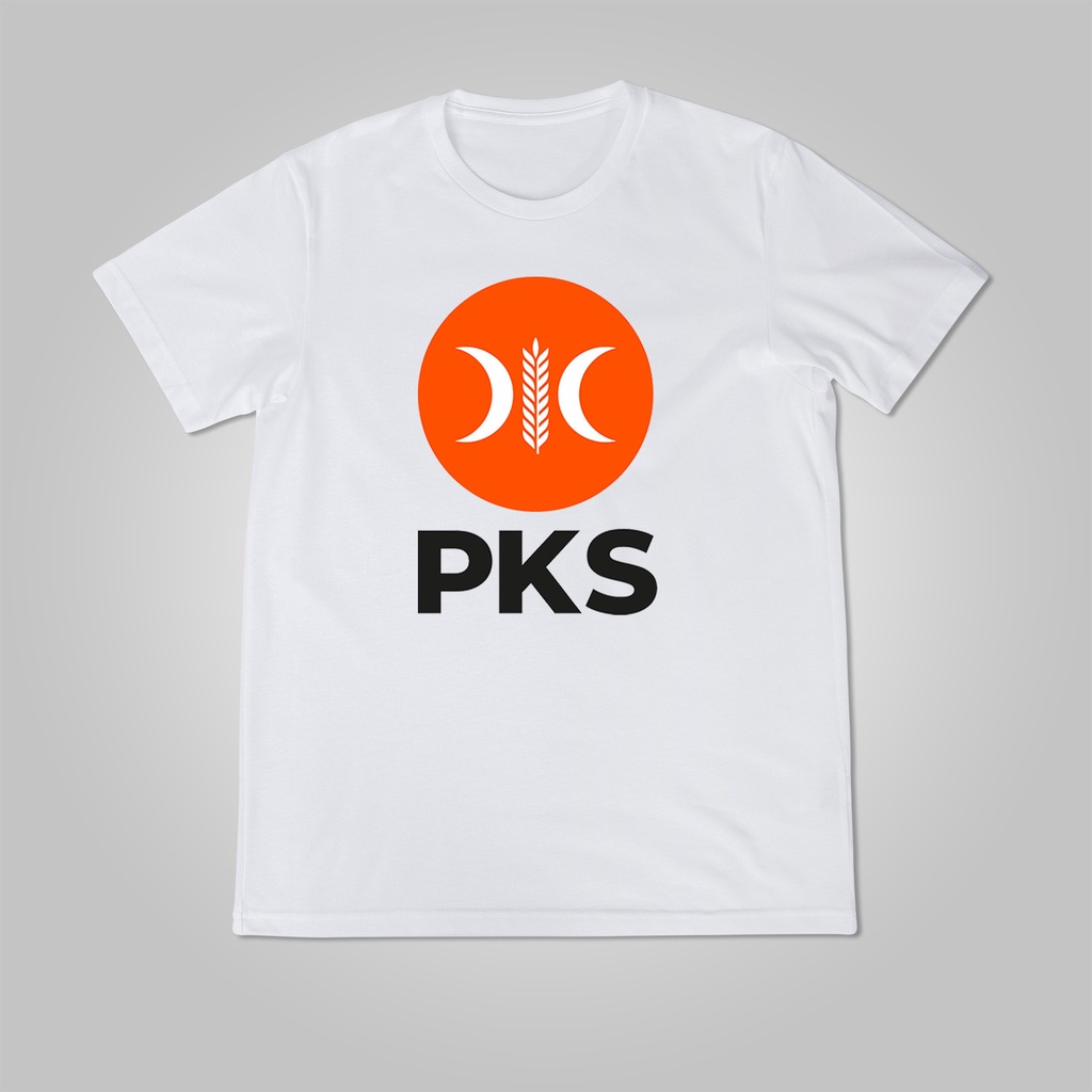 Fikastore - Kaos Partai Keadilan Sejahtera Putih Keren