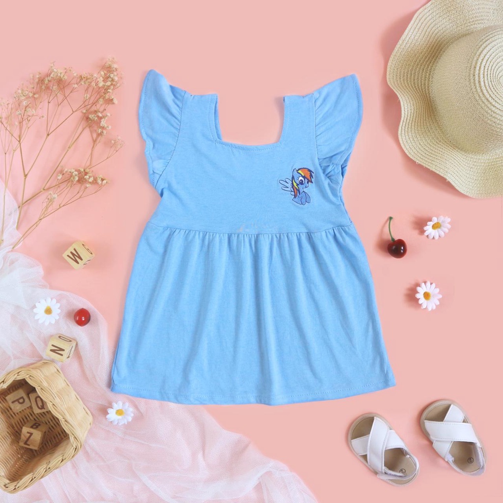 Dress Anak Perempuan Little Pony Little Aruma - Rainbow Dash