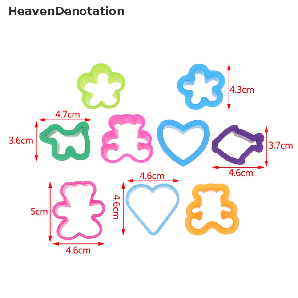 [HeavenDenotation] 12Pcs / Pack Cartoon Cute Sushi Cookie Cutter Fondant Tool Cake Mold Decoration HDV