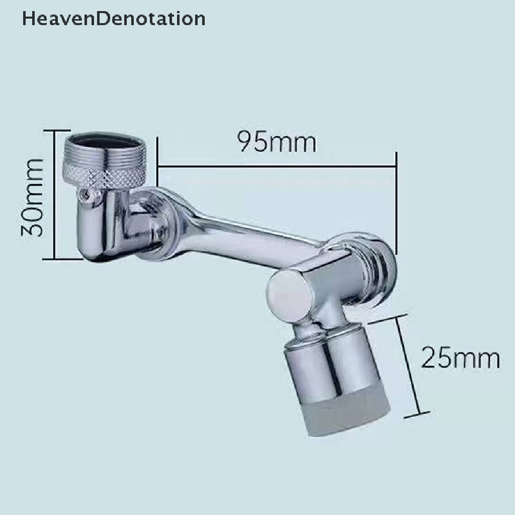 [Denotasi Surga] New Universal1080° Rotation Extender Faucet Aerator Saringan Cipratan Plastik Keran Wastafel Dapur Bubbler Nozzle Robotic Arm HDV