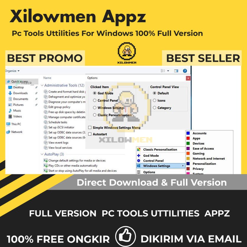 [Full Version] Win10 All Settings Pro PC Tools Software Utilities Lifetime Win OS