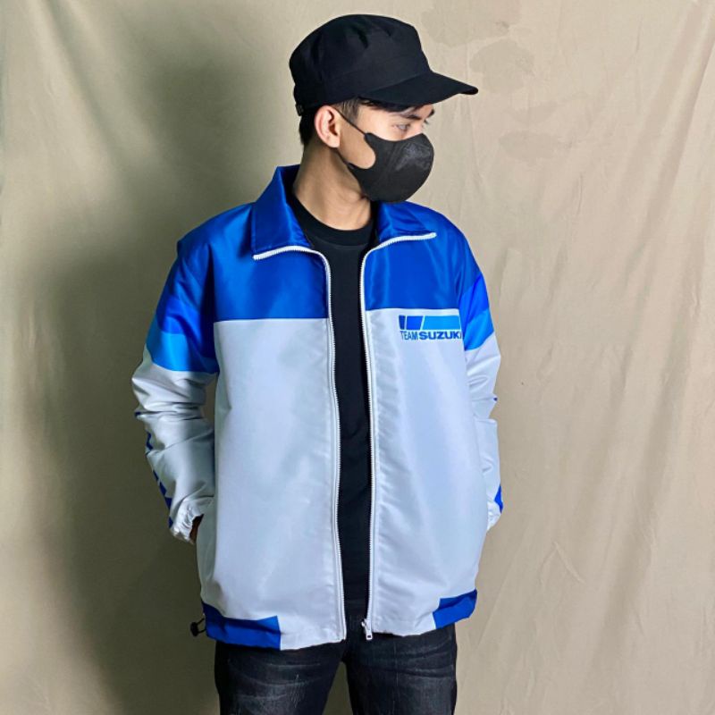 JAKET VINTAGE 90S TEAM SUZUKI V1