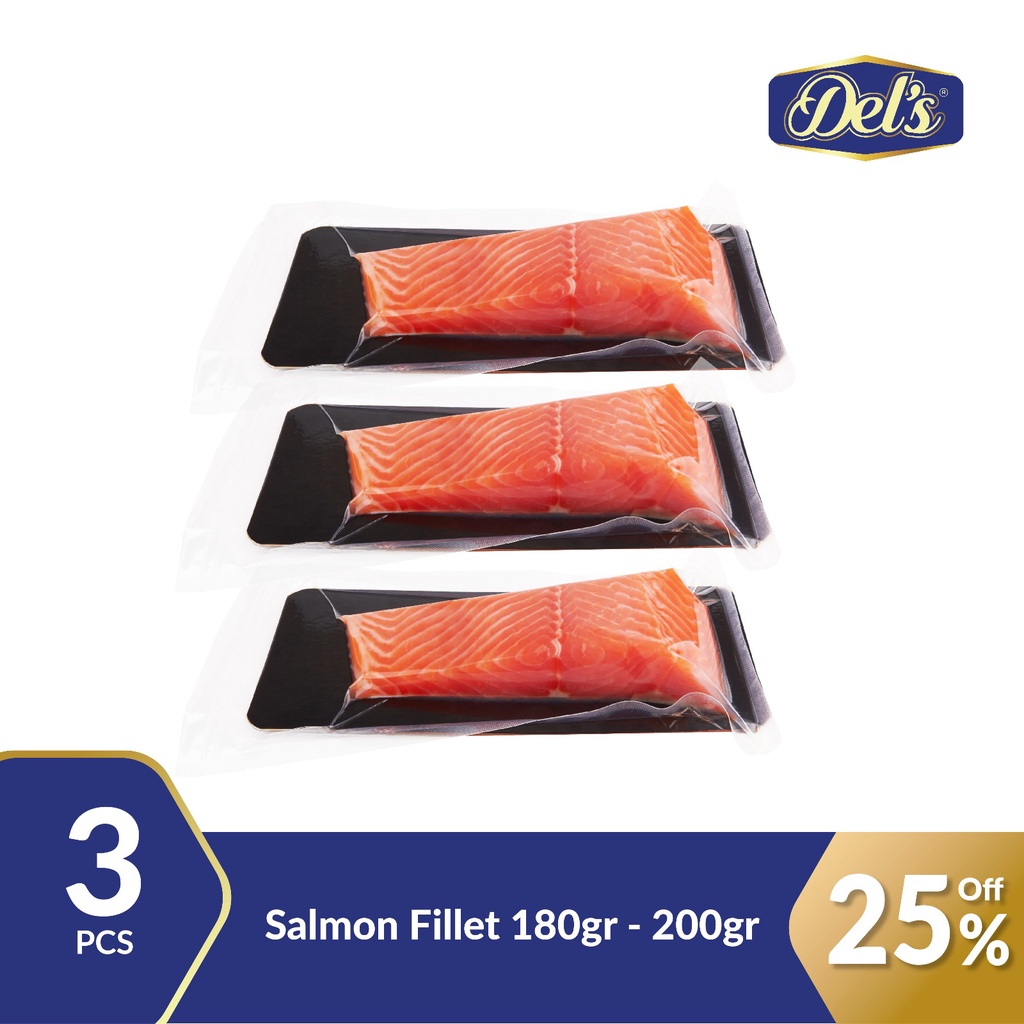 

Del's Bundling - Salmon Fillet Premium - 180-190 Gr