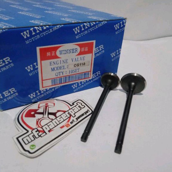 KLEP IN/EX CG 110/125//PAYUNG KLEP IN EX SET HONDA CG110 CG 110 CG-110 CG 125/CG125 /CG-125 /WINNER
