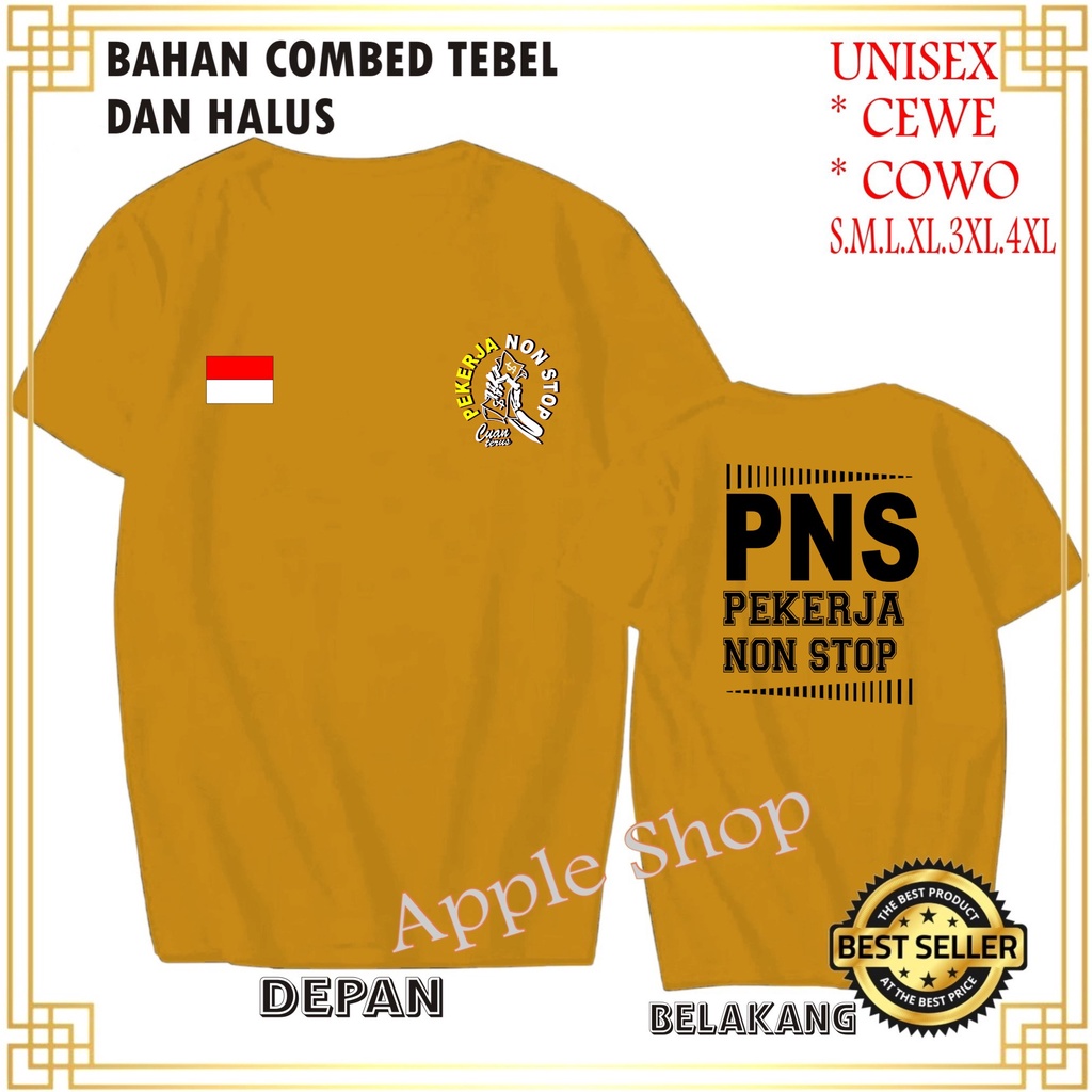 APP Kaos DB PNS POLY Pekerja Non Stop Kaos Murah /Pakaian Pria pakaian Wanita Best Seller