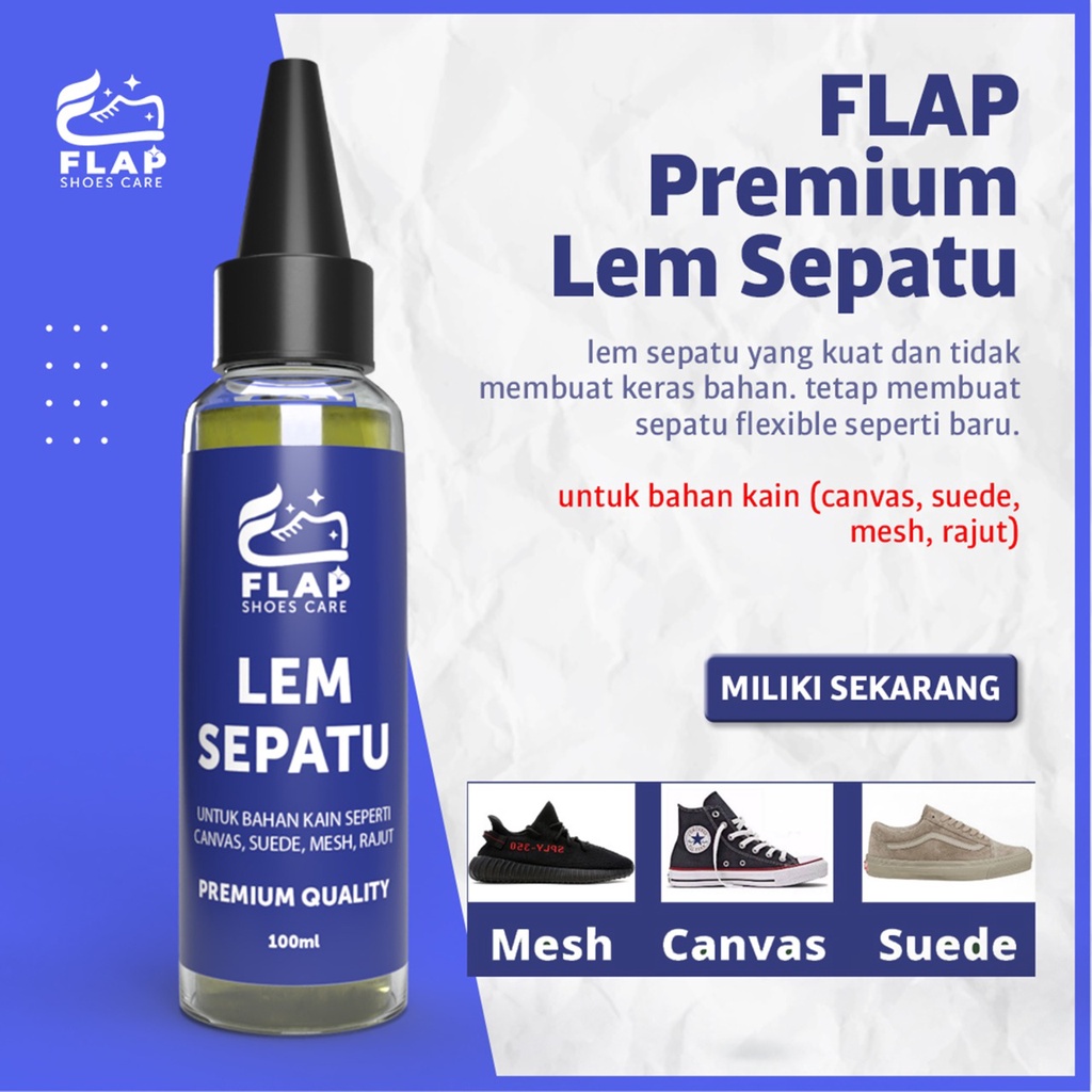 Flap Shoes Care Lem Sepatu Super Kuat Original Pabrik