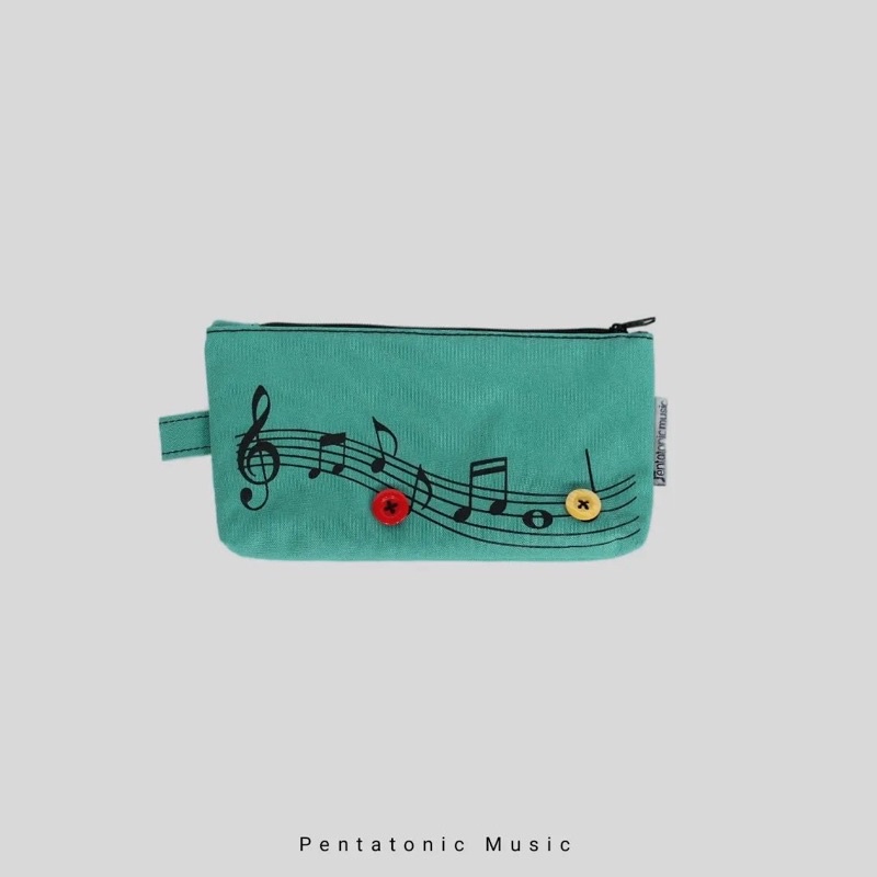 

Terlaris ✨ -Button Melody Pencil Case | Tempat Kotak Pensil Musik Hijau Unik Kado Hadiah- 2.2.23
