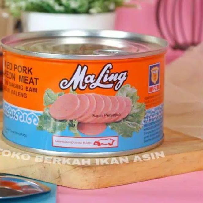 

❇ Ma Ling Pork Luncheon TTS 397 Gram / Daging Ham MaLing Kaleng / Daging Babi ◘