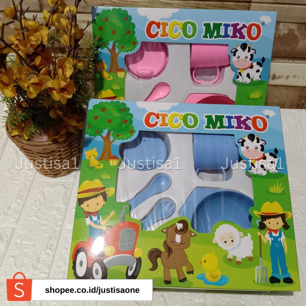 CICO MIKO FEEDING SET SMALL-TEMPAT MAKAN BAYI-KADO BAYI BARU LAHIR