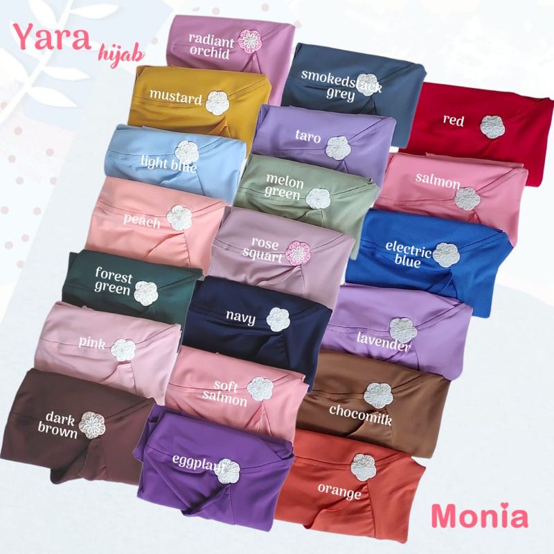 Best Seller Yara Hijab by Monia Hijab Kids size M (3-5th) | Jilbab anak instant terlaris