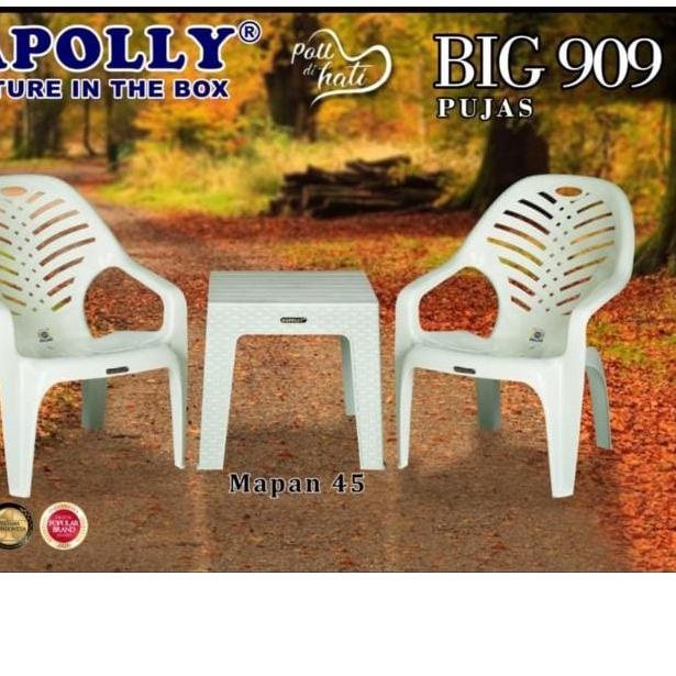 ➽ napolly kursi plastik santai napolly big 909 bangku  napolly 909 ◘