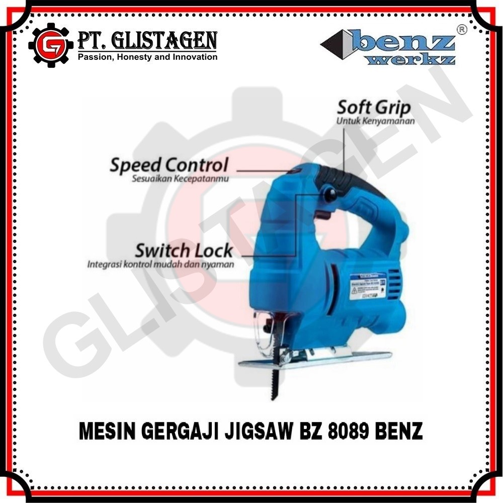 Mesin Gergaji Listrik Jigsaw BENZ / Mesin Potong Kayu Jigsaw 65mm BENZ