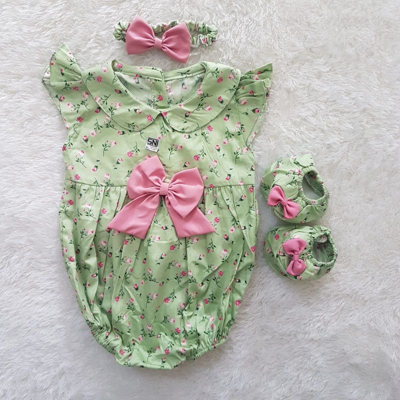 Baju bayi Ribbon Flo Jumper