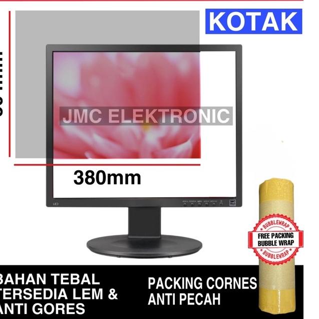 ☺ POLARIZER 19 INCH 45 DERAJAT DIMENSI KOTAK 380 x 304 MM POLARIZER LCD MONITOR PC 19 INCH 45 DERAJA