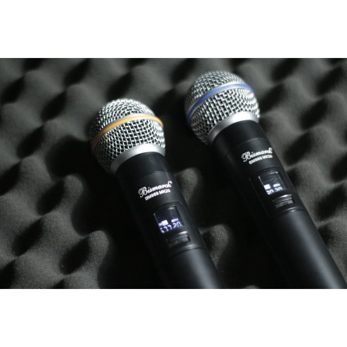 Mic Wireless Bismarck BM989 MK-20 Original Microphone wireles bm 989 mk20 germain technology