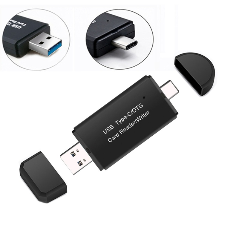 Btsg SD Card Reader Konverter Kartu SD Untuk USB Micro USB Adapter Flash Drive Readers Untuk Handphone Laptop, Tablet