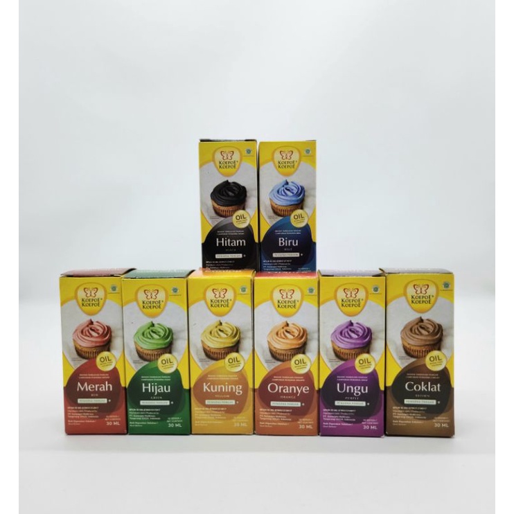 

KOEPOE KOEPOE PEWARNA MAKANAN / FOOD COLOURING OIL BASED 30 ML