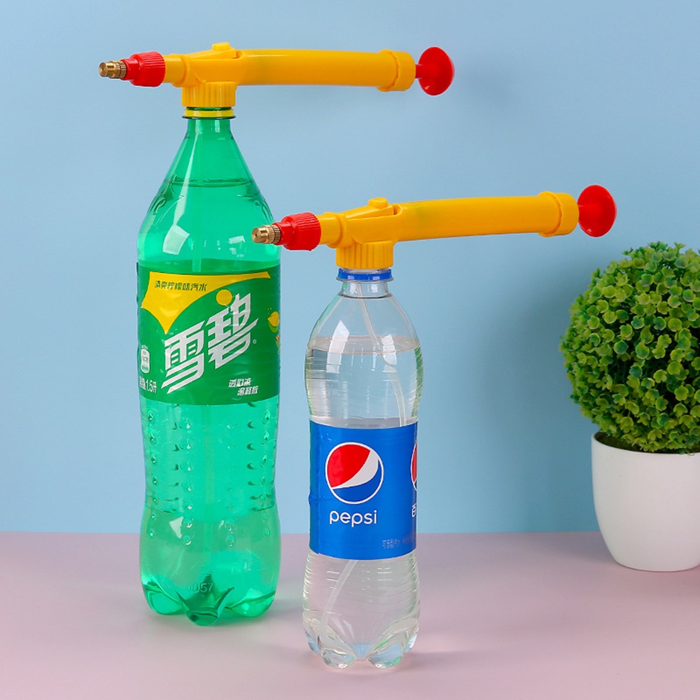 Botol Minuman Kreatif Bunga Tabur Pot Spray Nozzle Sederhana Coke Sprite Bottle Sprinkling Bottle Hand Spray Nozzle