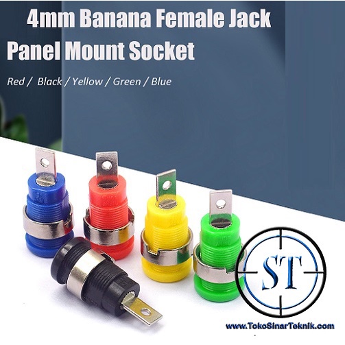 Terminal Socket Panel Mixed Safety Jack Banana Plug 4mm Insulated Binding Post Cover Isolator