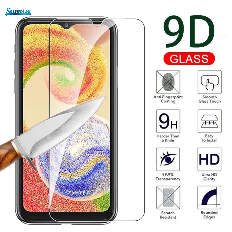 1pc Full Cover HD Ultra-Tipis Anti Pecah Film Pelindung Kaca Tempered Tahan Gores Untuk Samsung Galaxy A04 Series