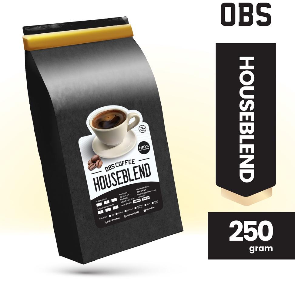 

じ Kopi Houseblend 250 gram Biji/Bubuk | Arabika Robusta 250 gr | OBS Coffee House Blend 250gr SIAP KIRIM 26Z