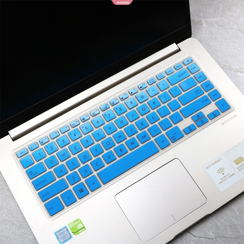 14-inch ASUS S5100UN, U5100UQ, S5100UA, S5100UR8250 dust proof keyboard Laptop Penutup Debu Meja Komputer Kantor Silikon Pelindung Kulit [ZXL]