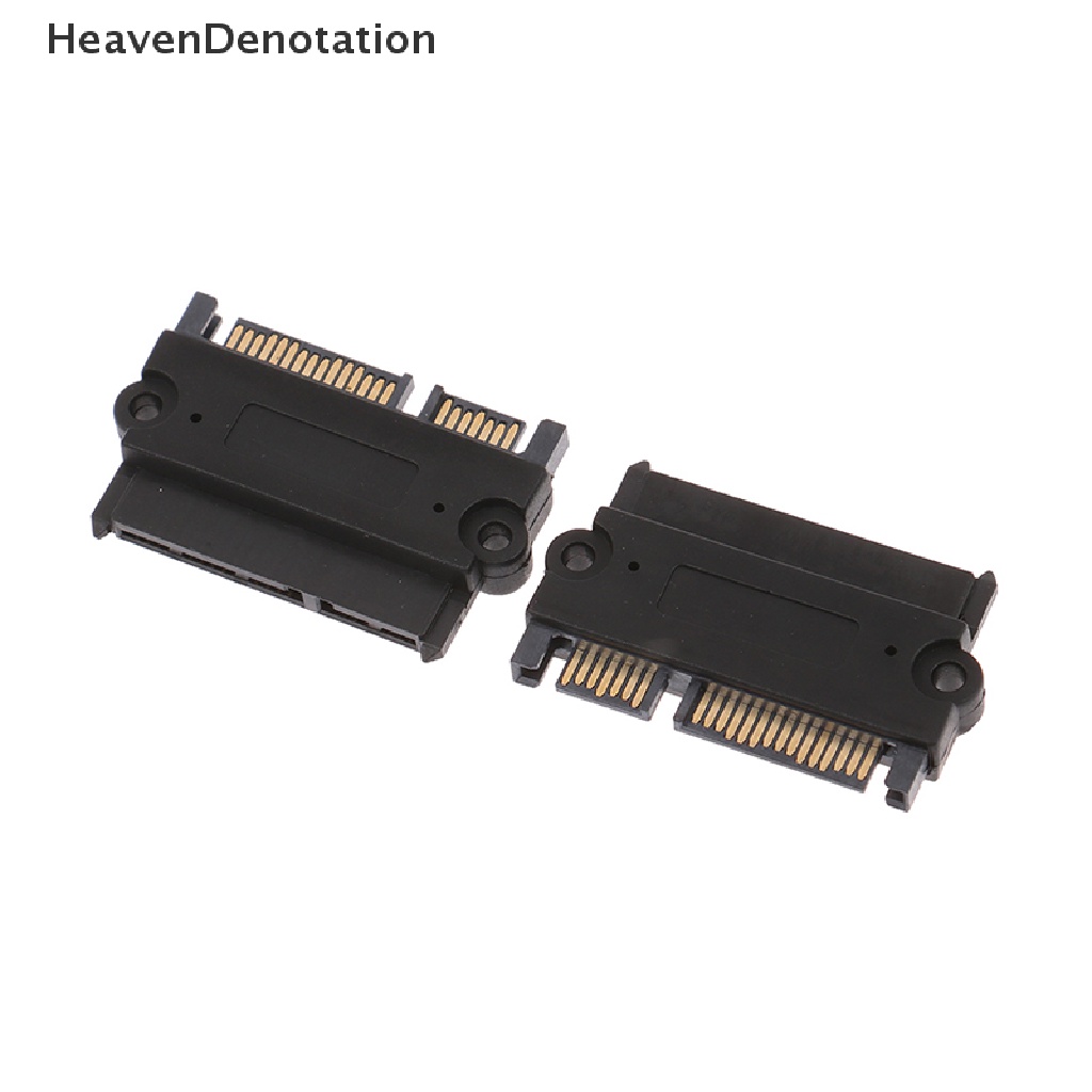 [HeavenDenotation] Konverter Adaptor Komputer Sudut Kepala Lurus Tahan Lama PC Portable High Quality HDV