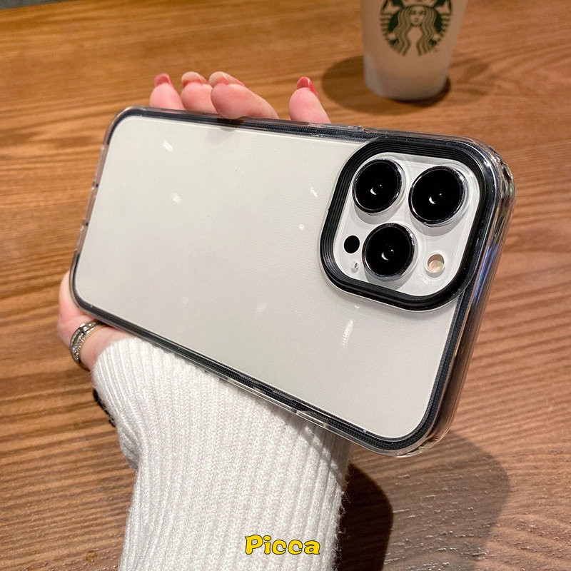 Vivo Y15s Y11 Y02 Y35 Y22s Y17 Y21s Y15 Y16 Y12i Y01 Y91C Y91 Y21T Y76 Y12 Y21 Y22 Y02s Y20s Y12s Y33s Y20 Y15A Y33T Y12A Y30 Y11s 3in1 Soft Case Transparan Warna Permen Macaron