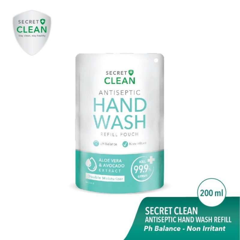 SECRET CLEAN ANTISPTIC HANDWASH 200ML (24)