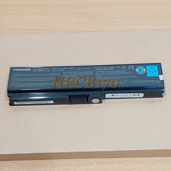 Batre Baterai Toshiba L310 L510 L515 M300 M305 U400 PA3634U-1BRM -HRCB