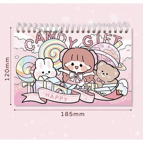 

AYU - BUKU STIKER AESTHETIC MOTIF KARAKTER FARM GIRL 1 50 LEMBAR