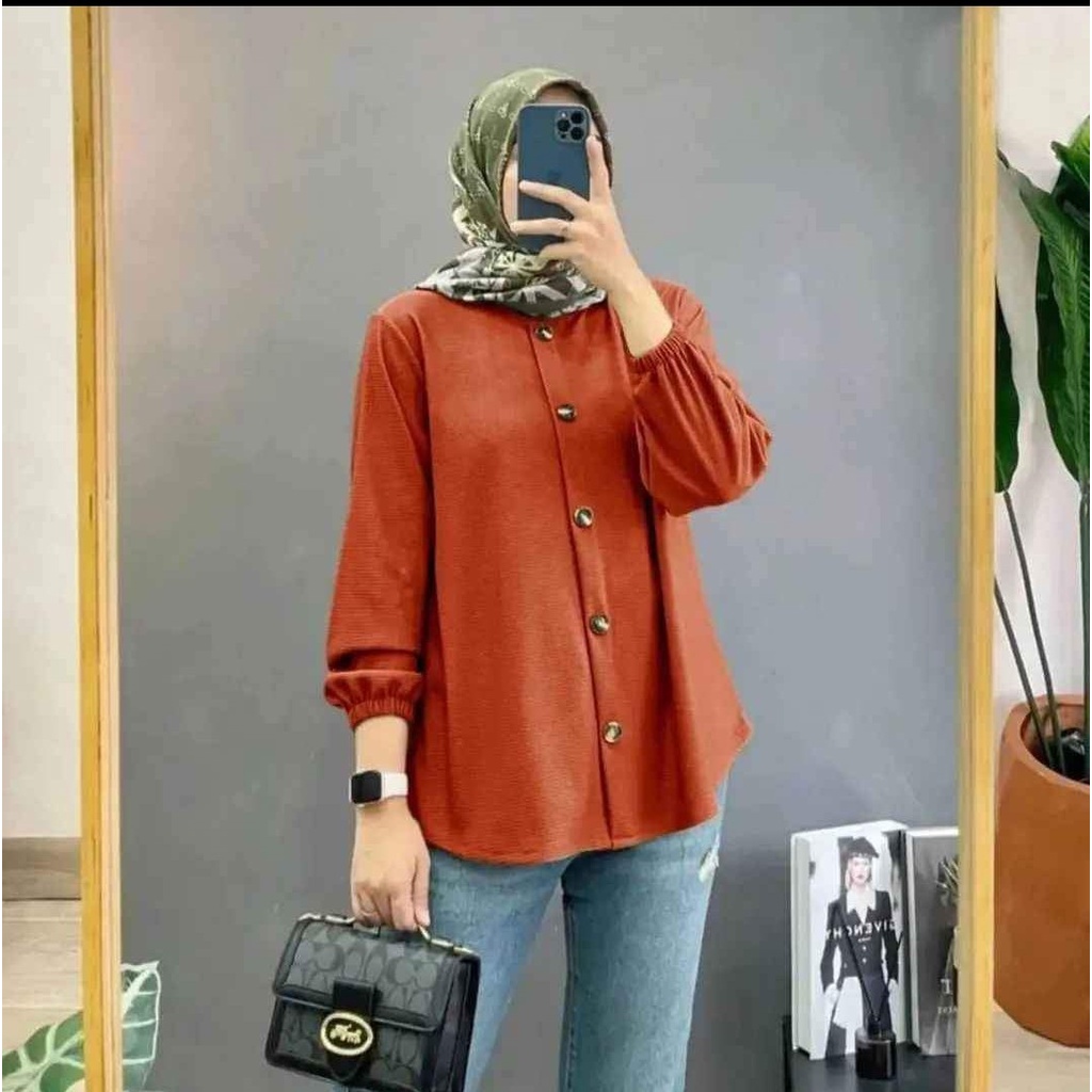 Baju Wanita Atasan Adira Crinkle