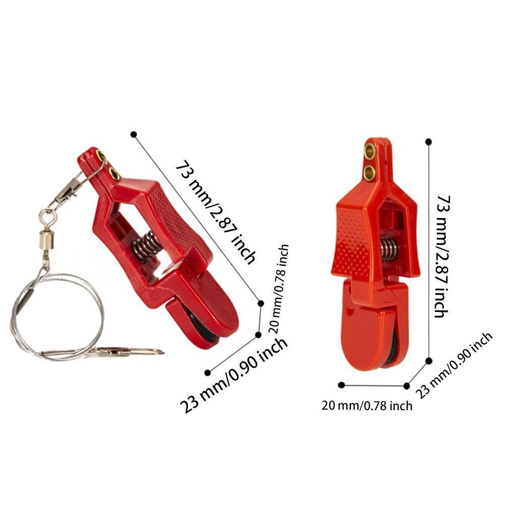 Huit Klip Pelepas Pancing Ketegangan Snapper Jepit Ikan Serbaguna Gesper Fast Released Clamp Sea Fishing Troli Gesper